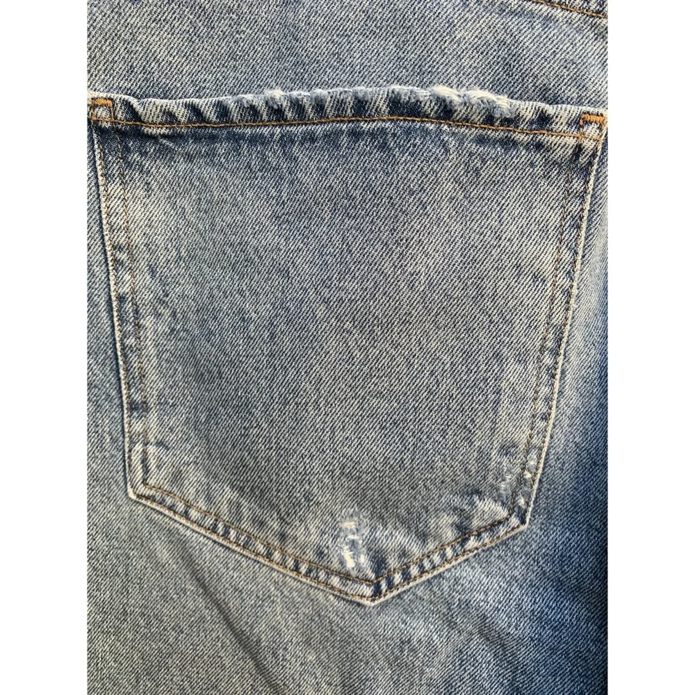 Agolde Riley High Rise Crop Straight Escalate Size 30